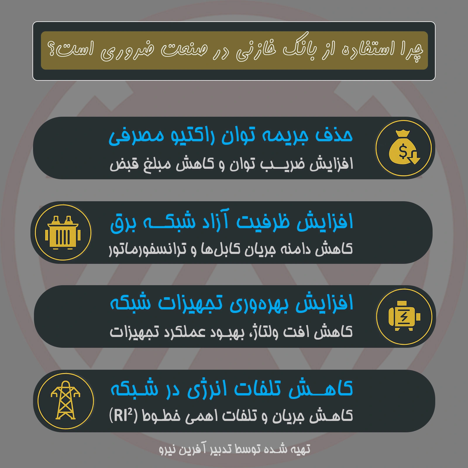 مزایای بانک خازنی